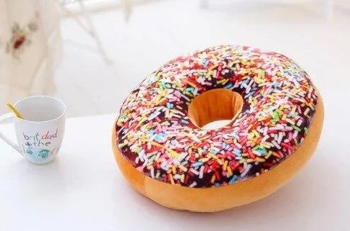 Coussin En Forme De Donuts