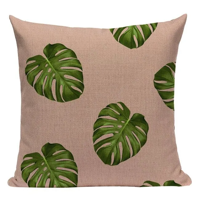 Coussin Décoration Salon Feuille