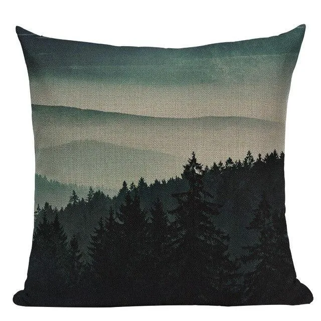 Coussin Décoration Montagne