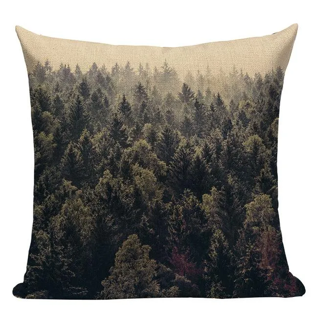 Coussin Déco Forêt