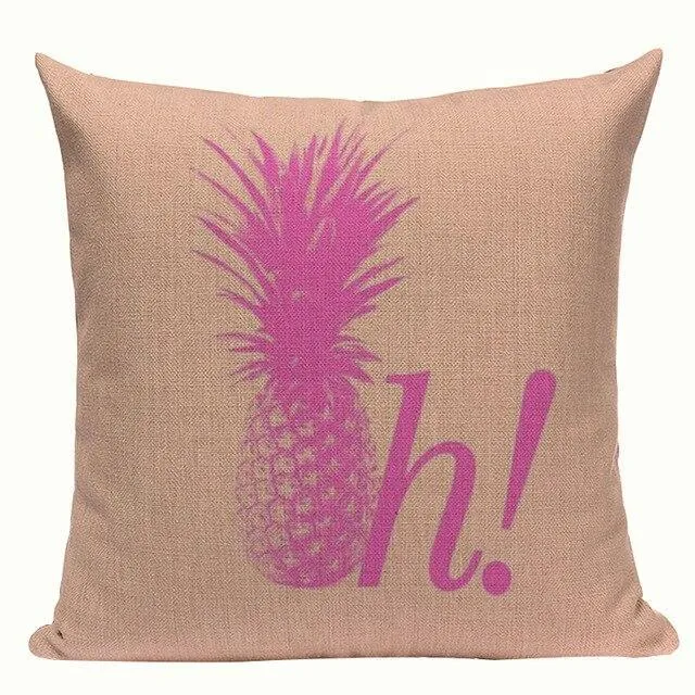 Coussin Déco Fushia