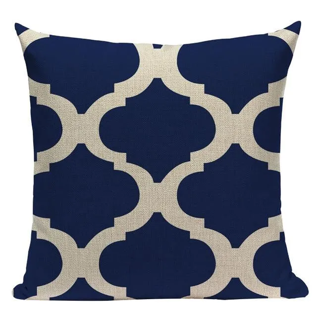 Coussin Décoratif Bleu