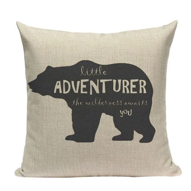 Coussin Déco Ours