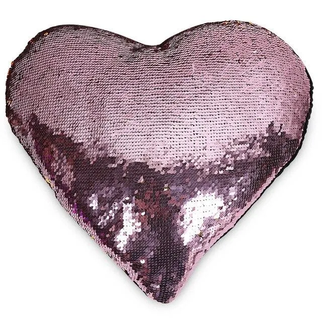 Coussin Coeur Sequin
