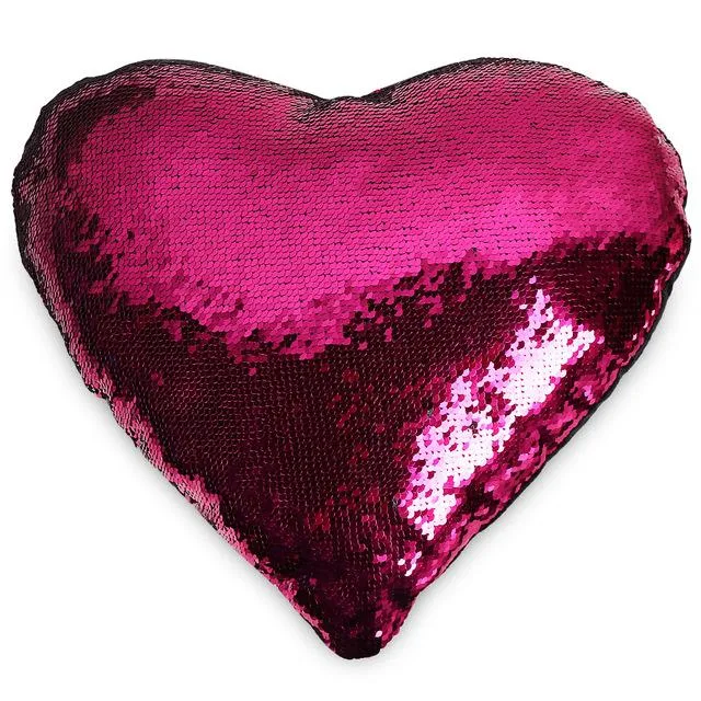 Coussin Coeur Sequin