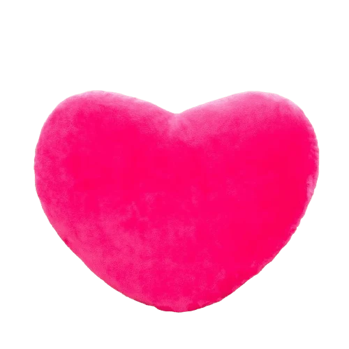 Coussin Coeur Rose Cancer