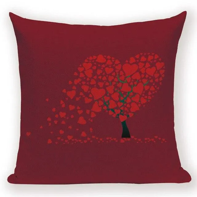 Coussin Coeur Rouge