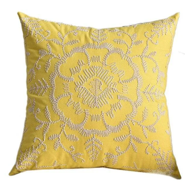 Coussin Berbère Jaune
