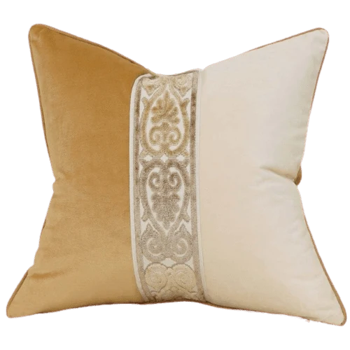 Coussin Canapé Marron Beige