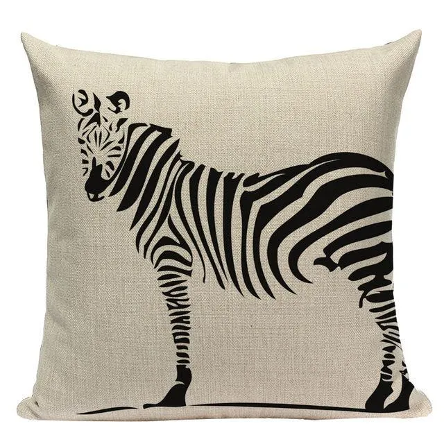 Coussin Imprimé Zèbre