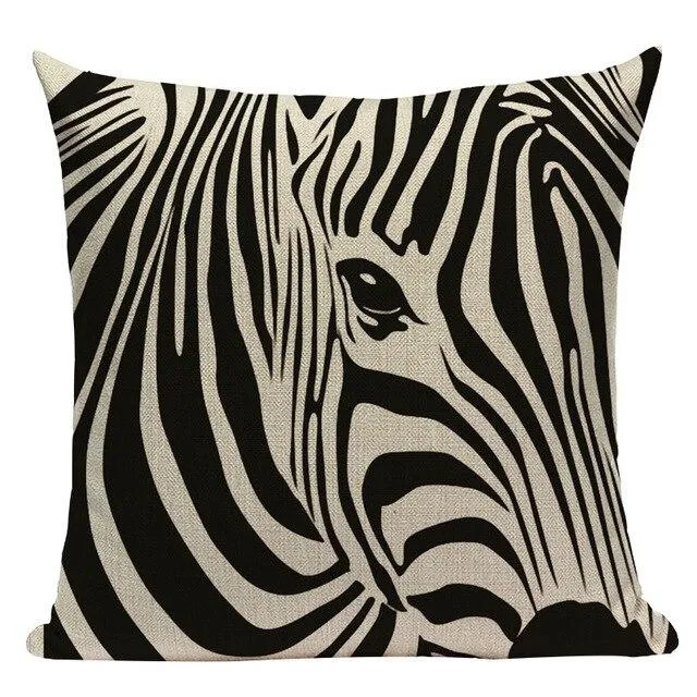 Coussin Zèbré Rayure
