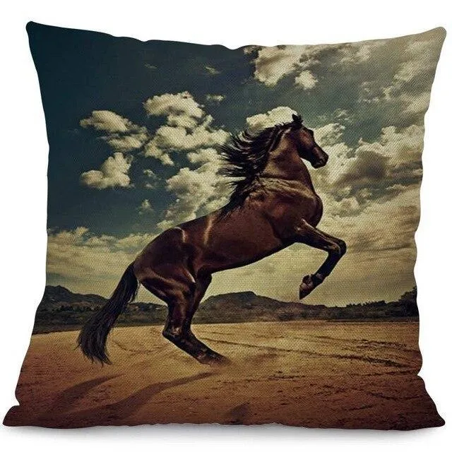 Coussin Oreiller Cheval