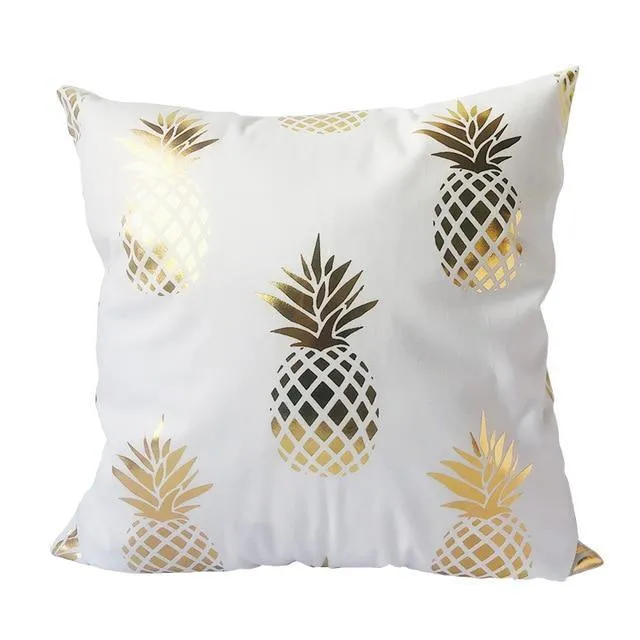 Coussin Ananas Doré