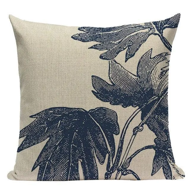 Coussin Argenté Plante