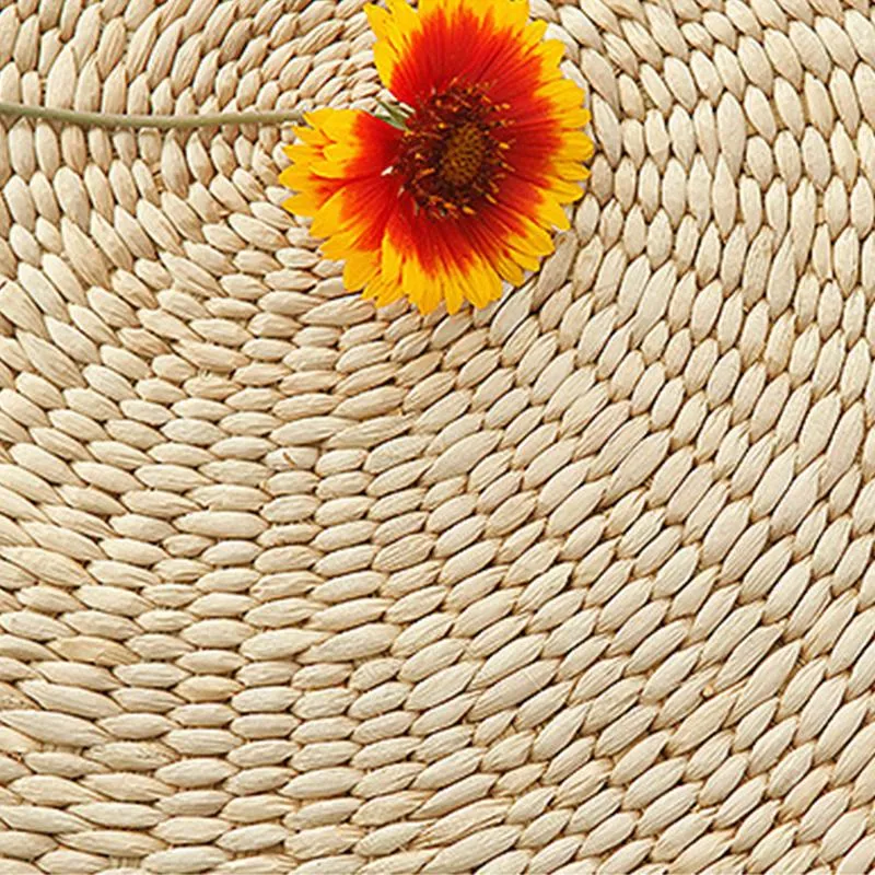 Coussin De Sol Tressé
