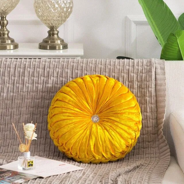 Coussin De Sol Moutarde