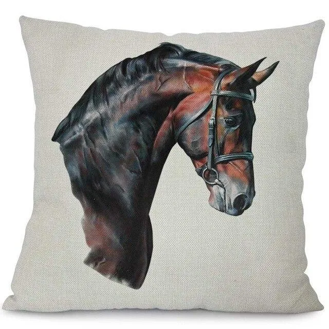 Coussin Tête De Cheval