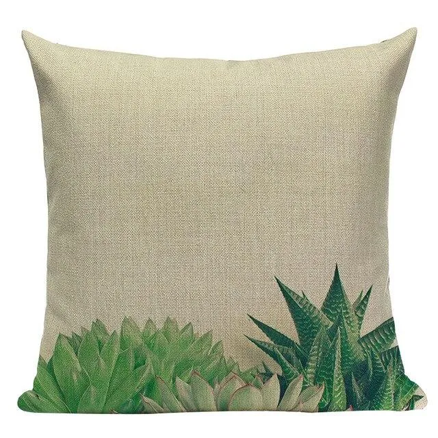 Coussin Avec Motif Cactus