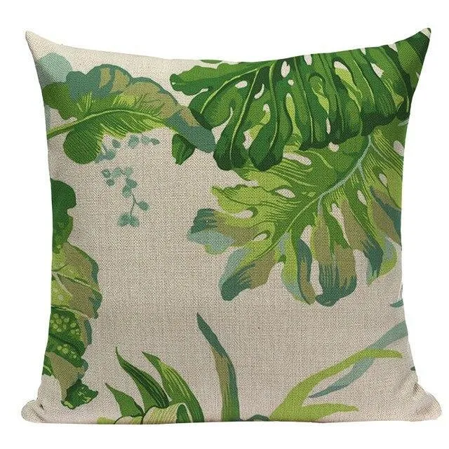 Coussin Avec Feuille