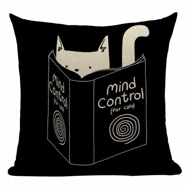 Coussin Chat Humour