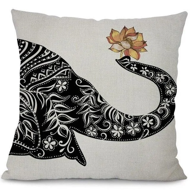Coussin Avec Éléphant