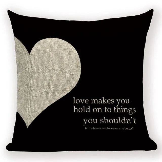 Coussin Coeur Beige