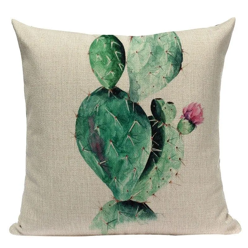 Coussin Cactus housse avec coussin