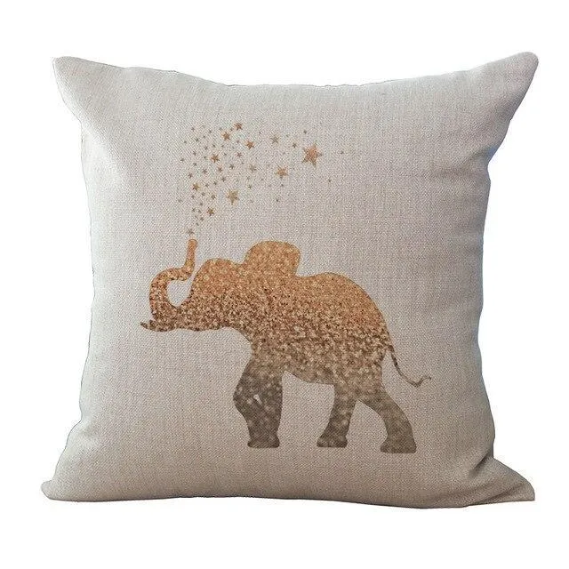 Coussin Éléphant Étoilé