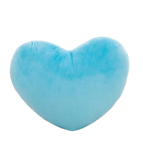 Coussin Coeur Bleu