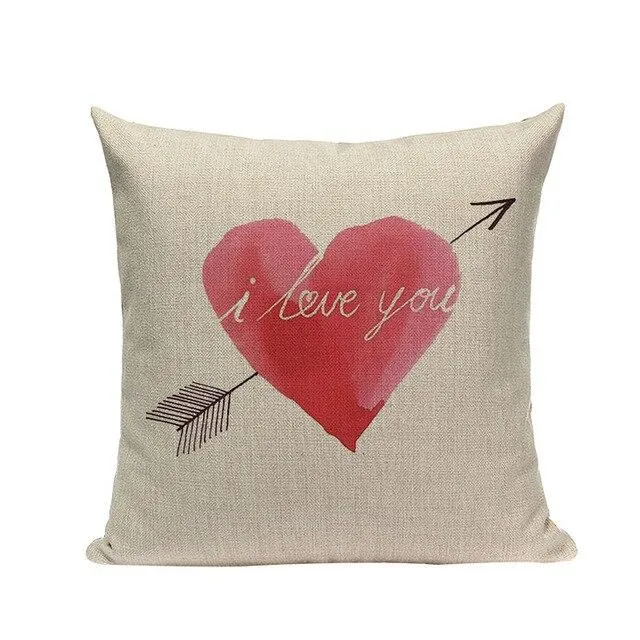 Coussin Coeur Je t'Aime