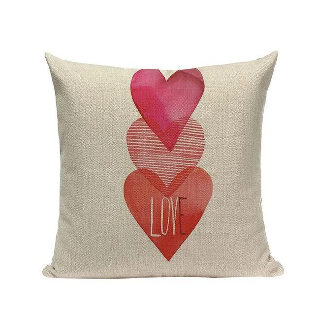 Coussin Coeur Octobre Rose