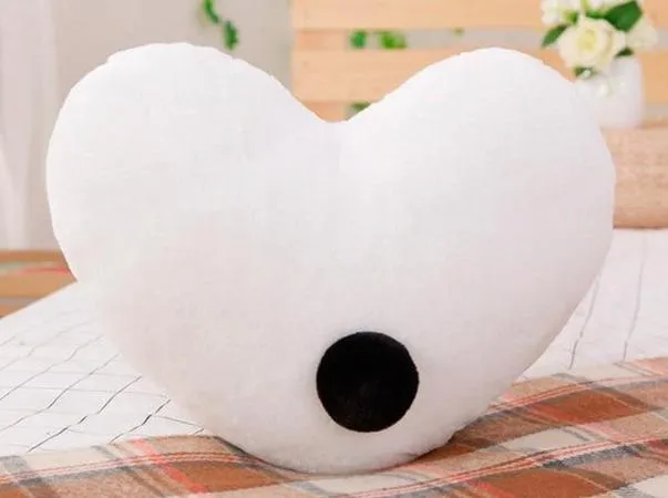 Coussin Coeur Blanc