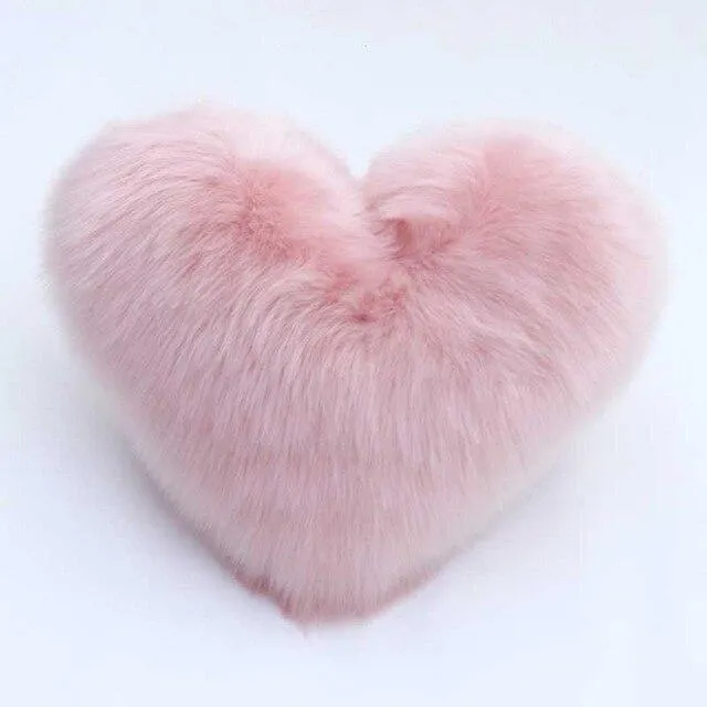 Coussin Coeur Rose