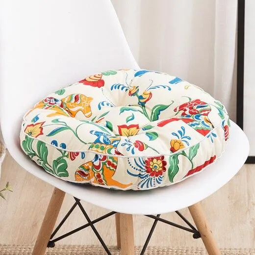 Coussin De Sol Fleuri