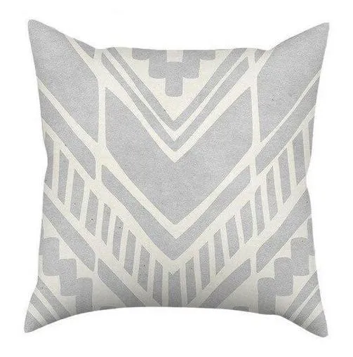 Coussin Canapé Blanc Et Gris