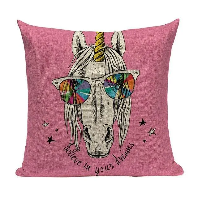 Coussin Avec Licorne