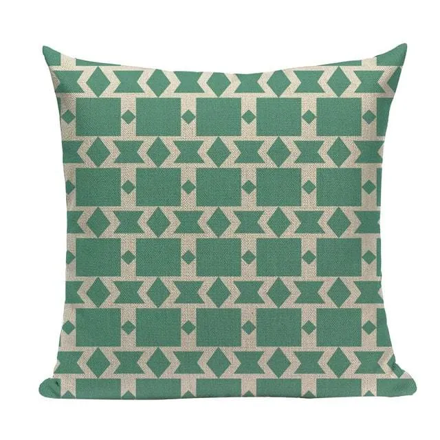 Coussin Turquoise Ethnique