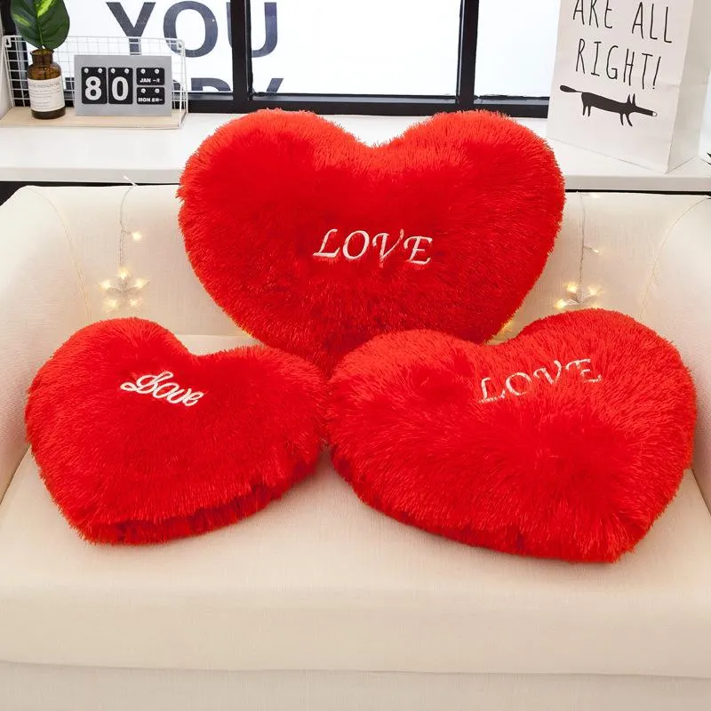 Coussin Coeur Rouge Vif
