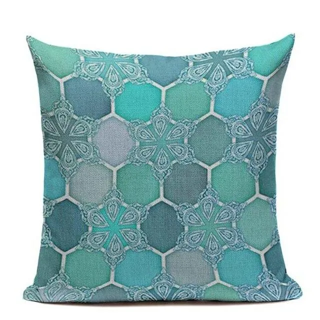 Coussin Canapé Bleu