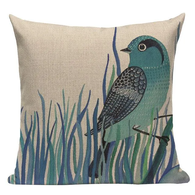 Coussin Imprimé Oiseau