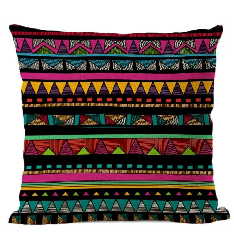 Coussin Ethnique Couleur