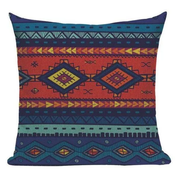 Coussin Tissu Ethnique