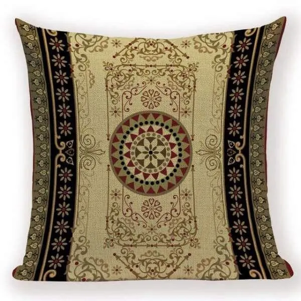 Coussin Bohème Jaune