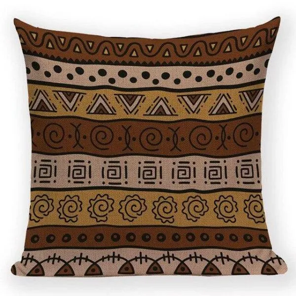 Coussin Imprimé Ethnique