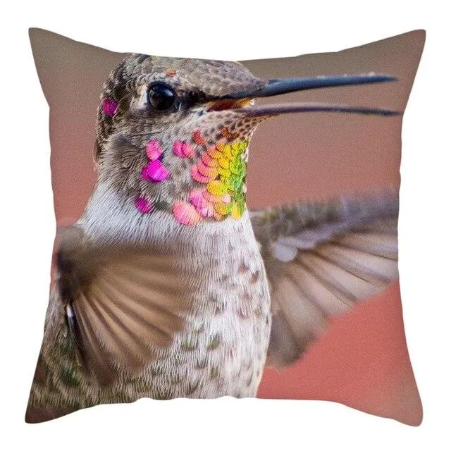 Housse De Coussin Motifs Oiseaux