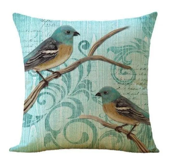 Coussin Motifs Oiseaux