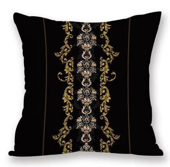 Coussin Ethnique Noir