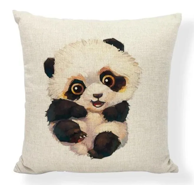 Coussin Panda Doux