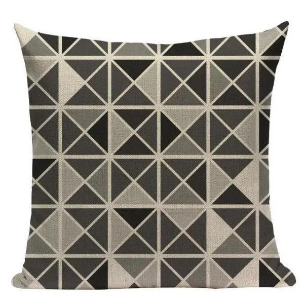 Housse Coussin Forme Géométrique