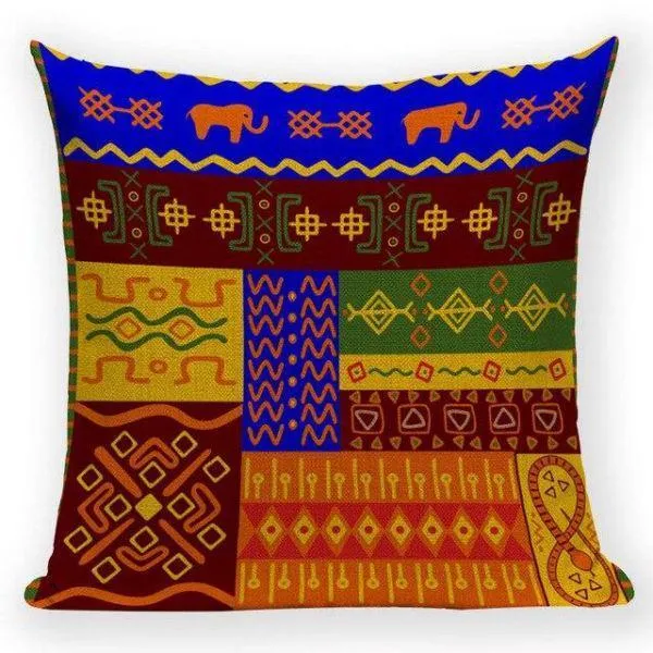Coussin Ethnique Coloré